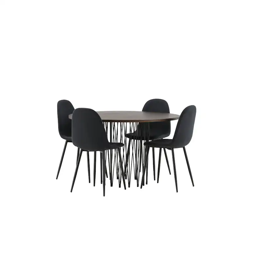 Matgrupp furniture/fashion Stone med 4 Polar Stolar