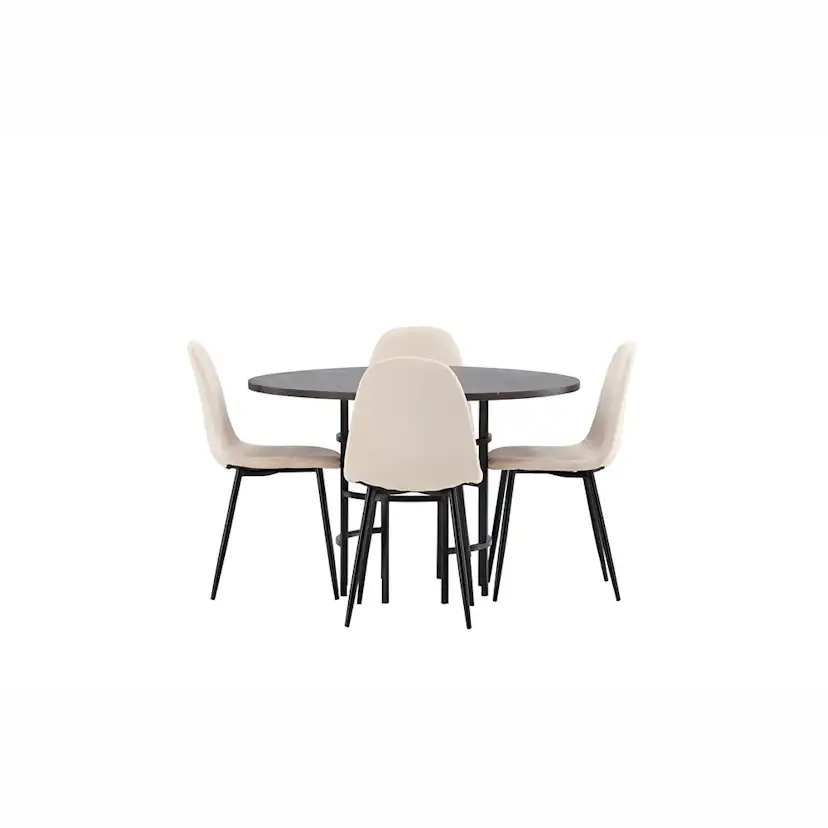 Matgrupp Venture Home Copenhagen med 4 Polar Stolar