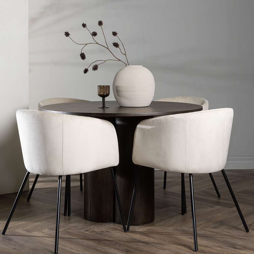 Matbord Venture Home Olivia med 4 Berit Stolar