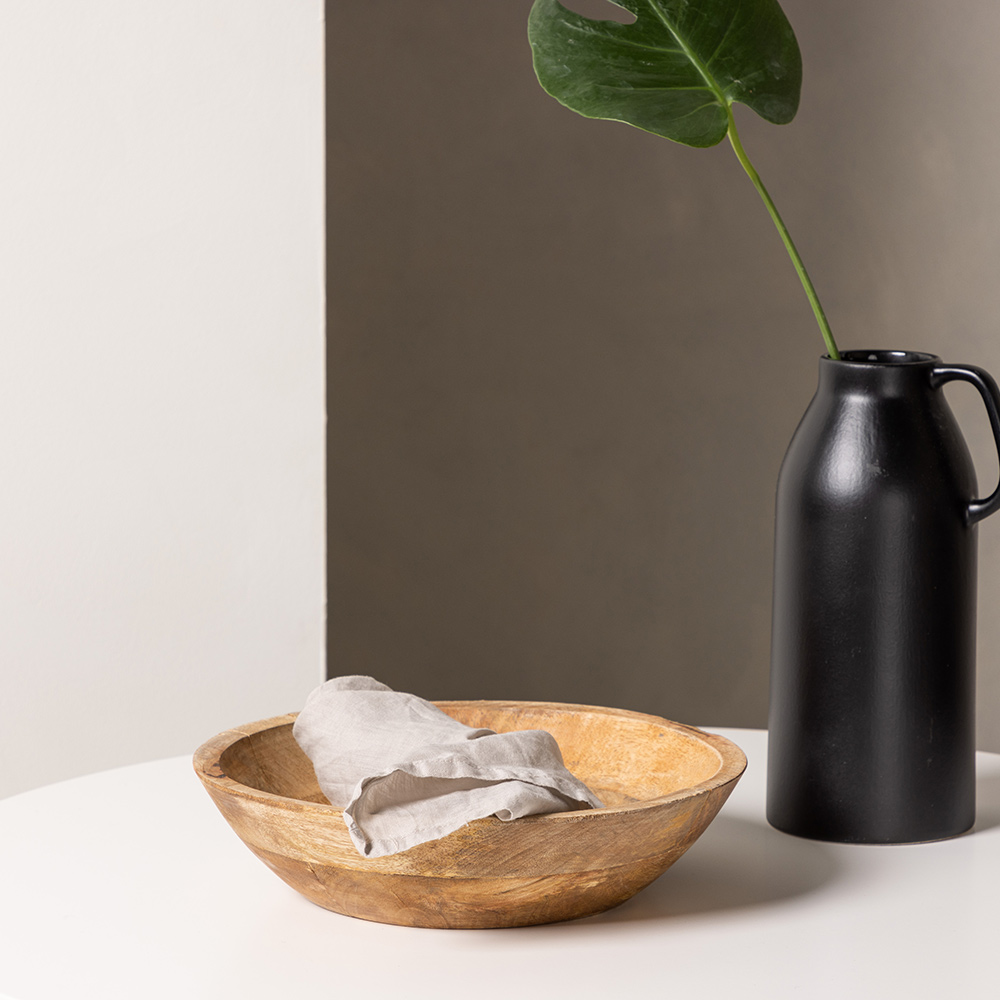 Matgrupp Venture Home Danburi Ø 60 cm med 2 Polar Sammet Stolar