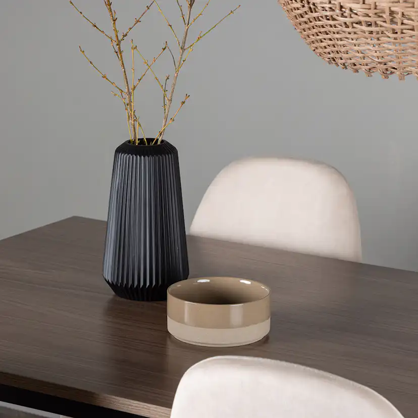 Matgrupp Venture Home Tempe 140 cm med 4 Polar Stolar Sammet