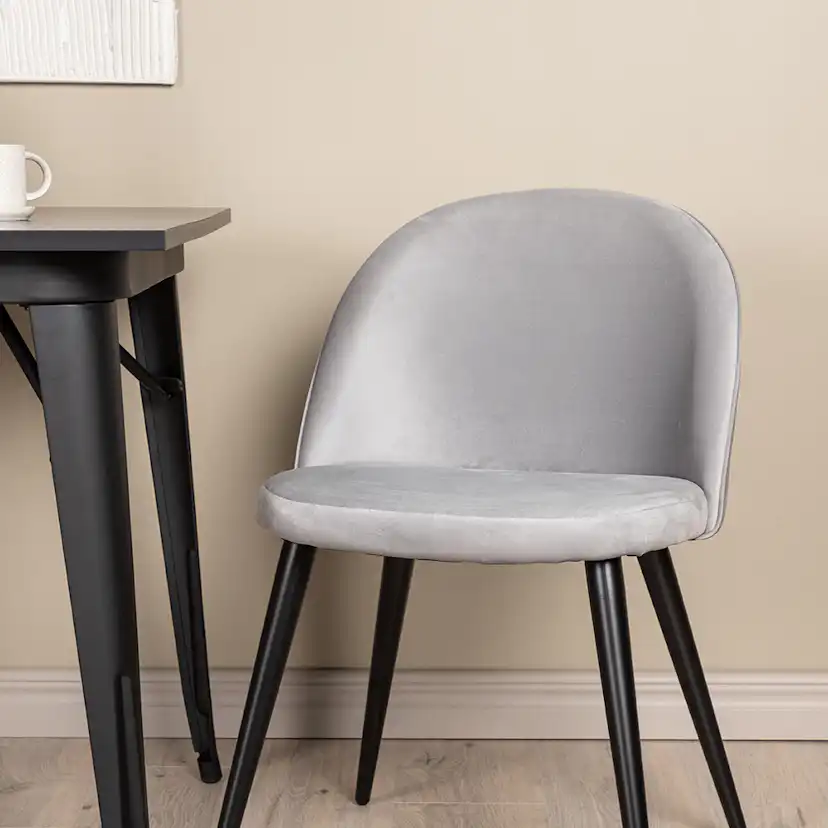 Matgrupp Venture Home Tempe med 2 Velvet Stolar