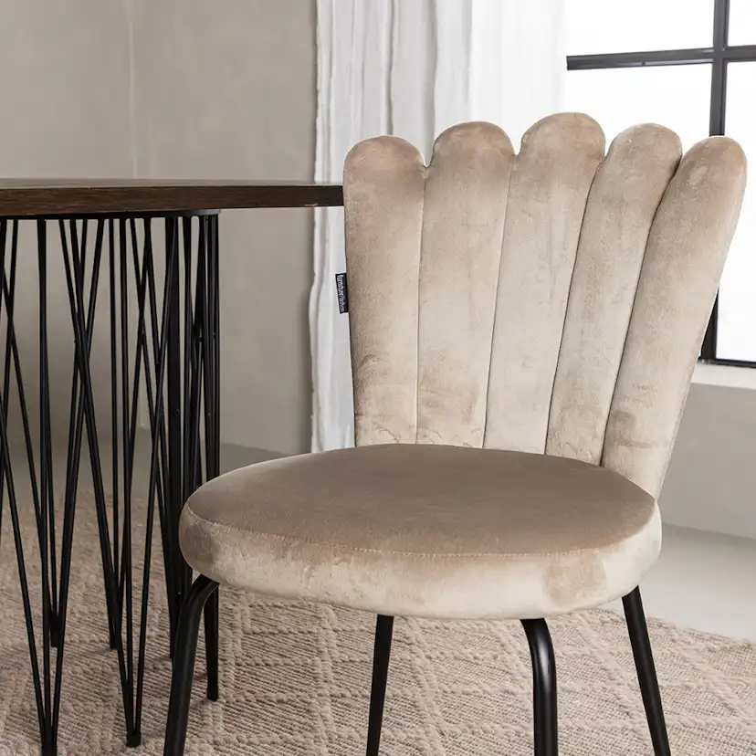 Matgrupp furniture/fashion Stone med 4 Limhamn Light Stolar