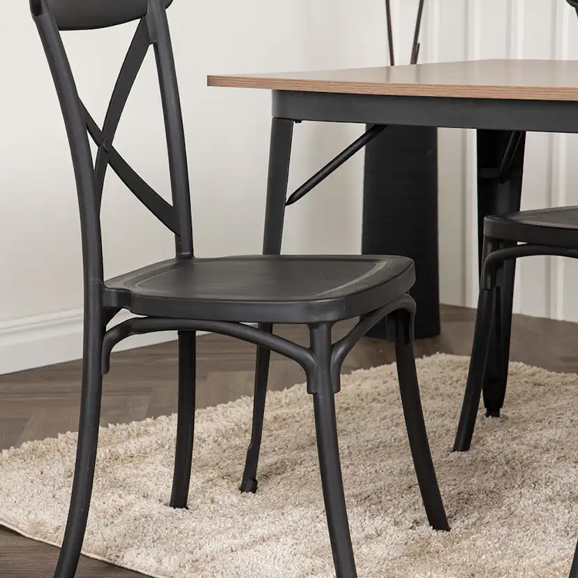 Matgrupp Venture Home Tempe med 4 Crosett Stolar