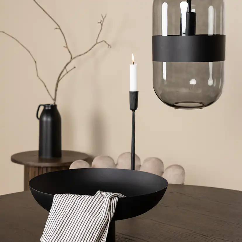 Matgrupp furniture/fashion Stone Ø120 cm med 4 Limhamn Light Stolar