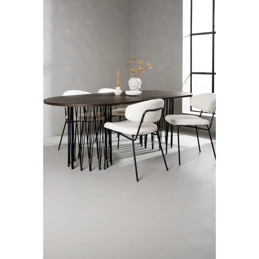 Matgrupp furniture/fashion Stone med 4 Chico Stolar