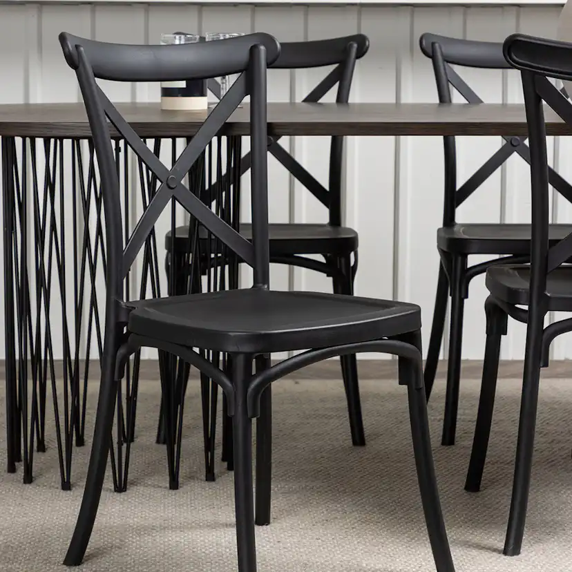 Matgrupp furniture/fashion Stone med 4 Crosett Stolar