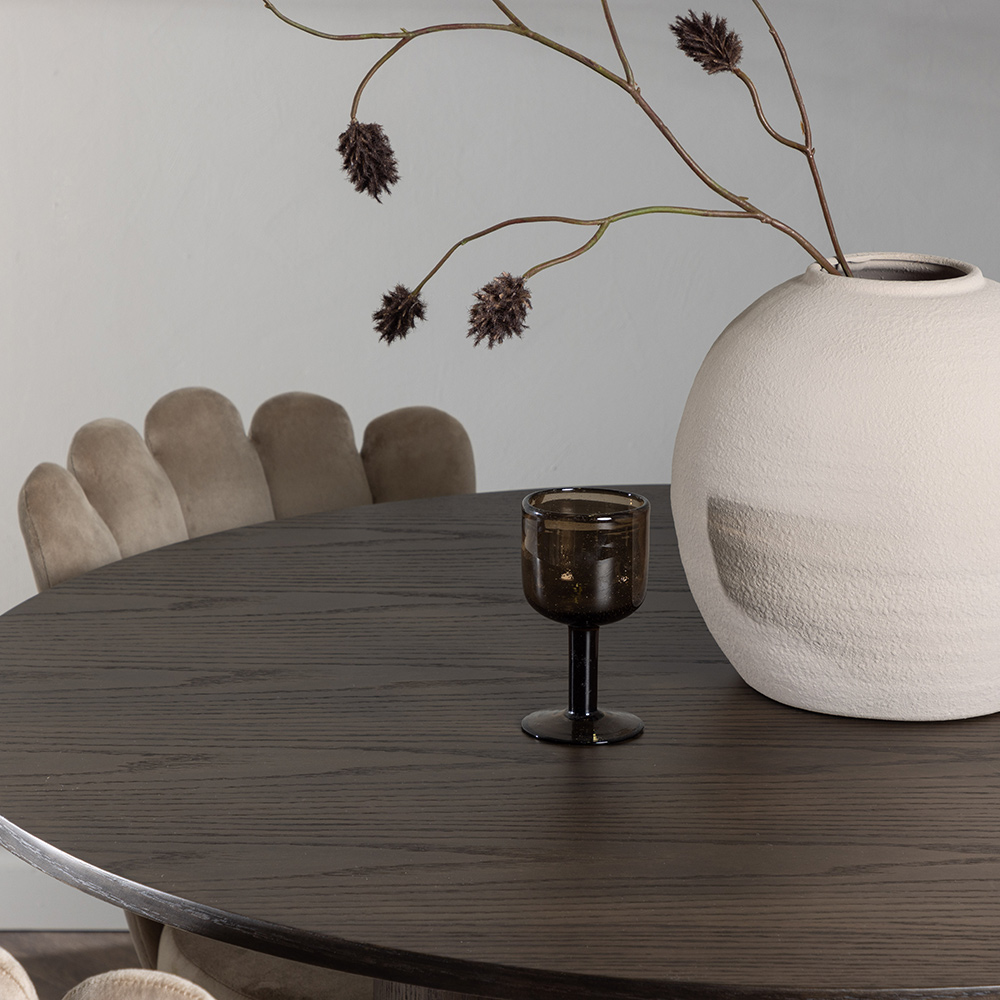 Matgrupp Venture Home Olivia Ø 110 cm med 4 Limhamn Stolar