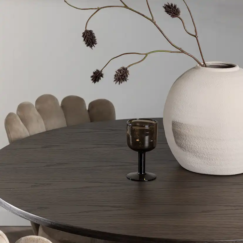 Matgrupp Venture Home Olivia Ø 110 cm med 4 Limhamn Stolar