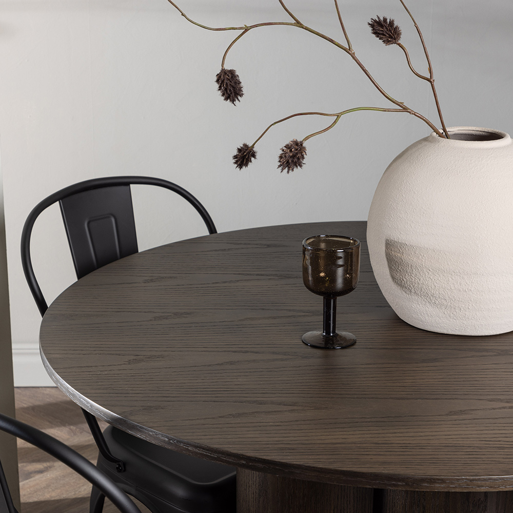 Matgrupp Venture Home Olivia Ø 110 cm med 4 Tempe Stolar