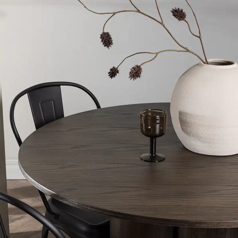 Matgrupp Venture Home Olivia Ø 110 cm med 4 Tempe Stolar