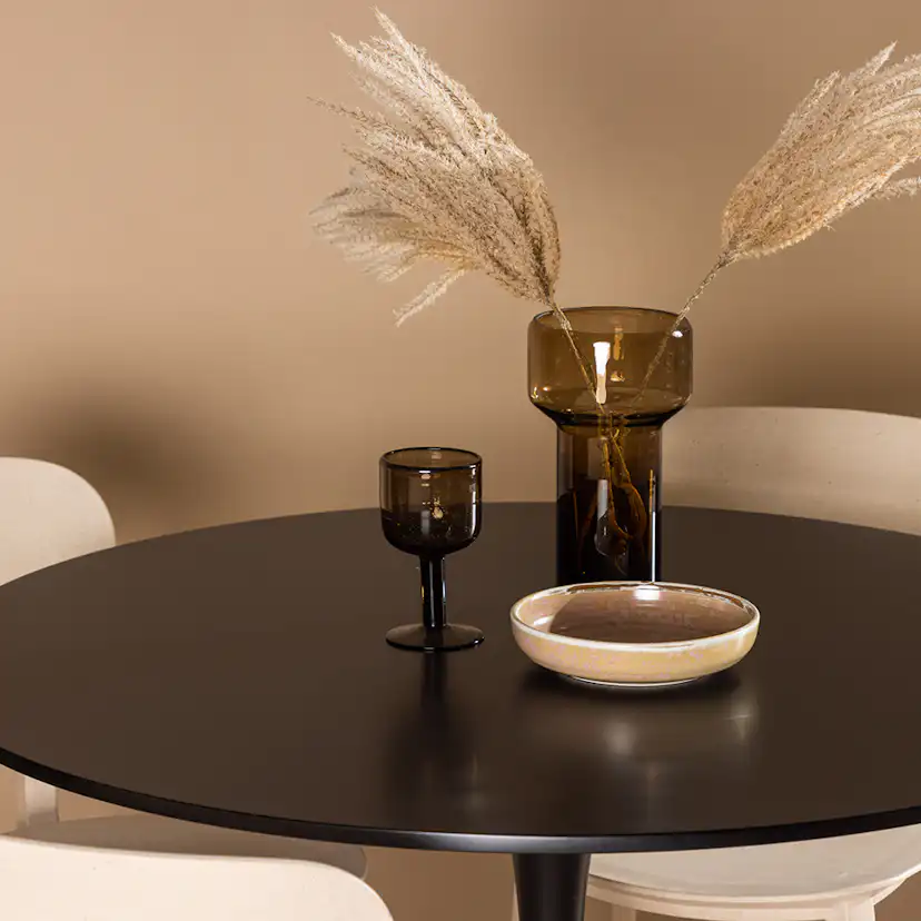 Matgrupp Venture Home Glade Ø 100 cm med 4 Åstol Stolar