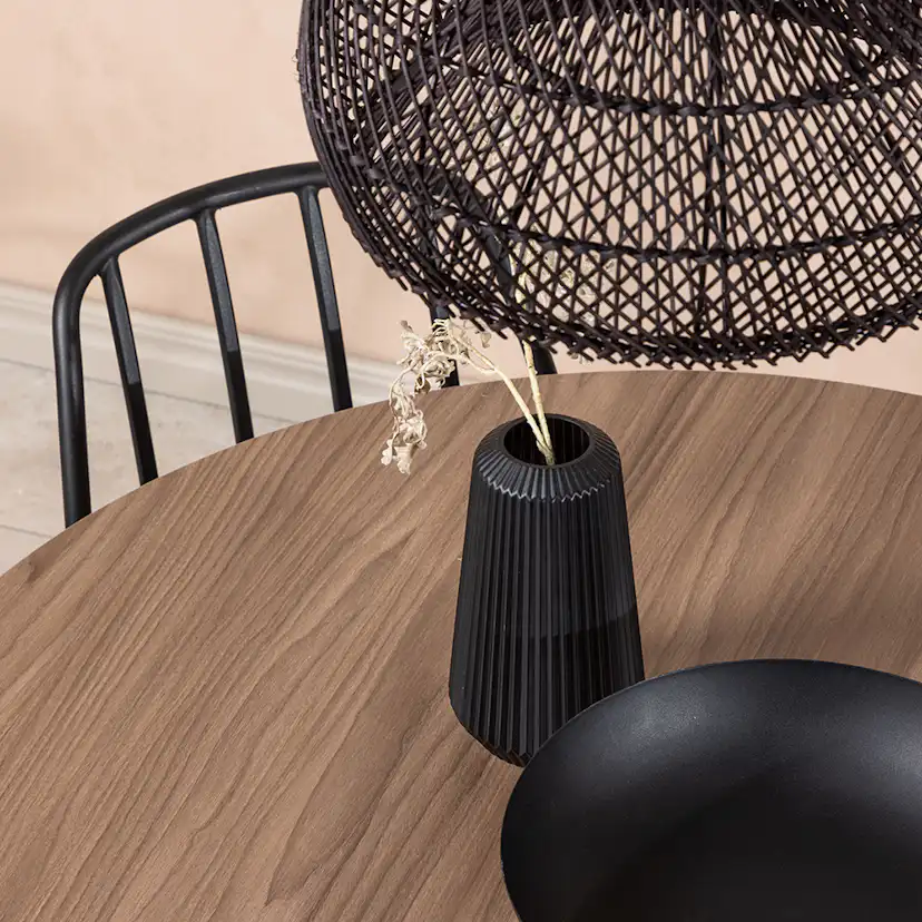 Matgrupp Venture Home Durango Ø 120 cm med 4 Dyrön Stolar