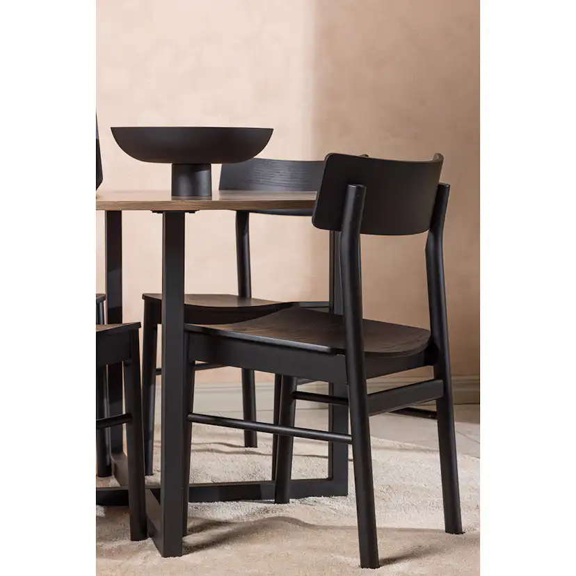 Matgrupp Venture Home Durango Ø120 cm med 4st Montros Matstolar