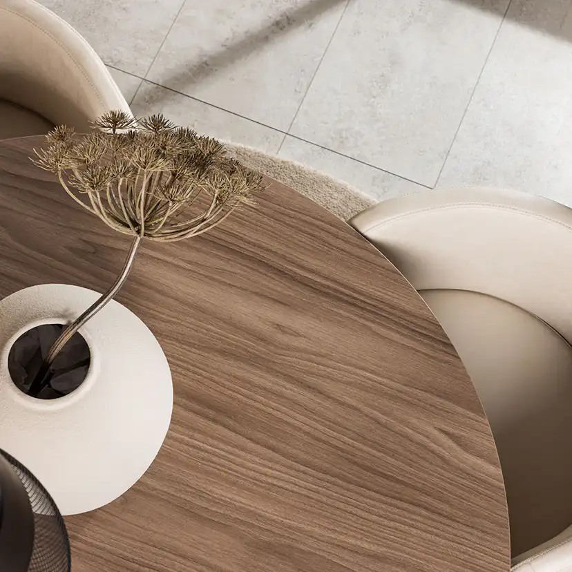 Matgrupp Venture Home Durango Ø 120 cm med 4 Simrishamn Stolar