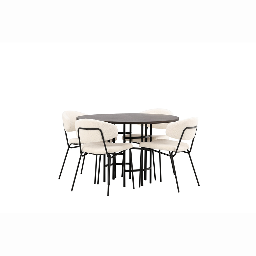 Matgrupp Venture Home Copenhagen med 4 Chico Stolar