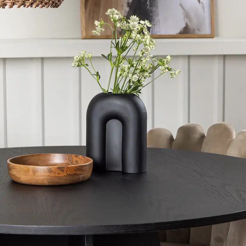 Matgrupp Venture Home Bootcut Ø110 cm med 4 Limhamn Light Stolar