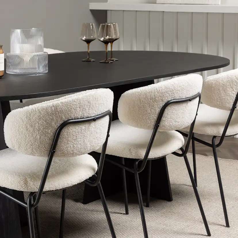 Matgrupp Venture Home Bootcut Oval med 6 Chico Stolar