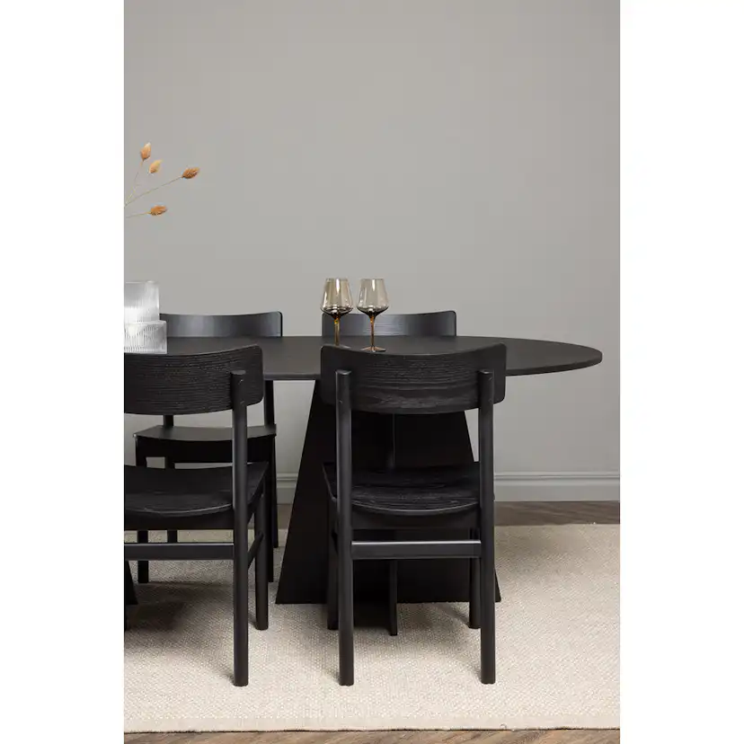 Matgrupp Venture Home Bootcut Oval med 6st Montros Matstolar