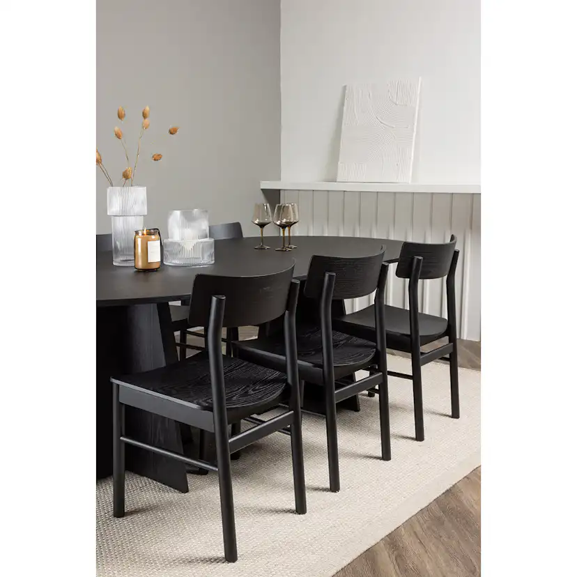 Matgrupp Venture Home Bootcut Oval med 6st Montros Matstolar