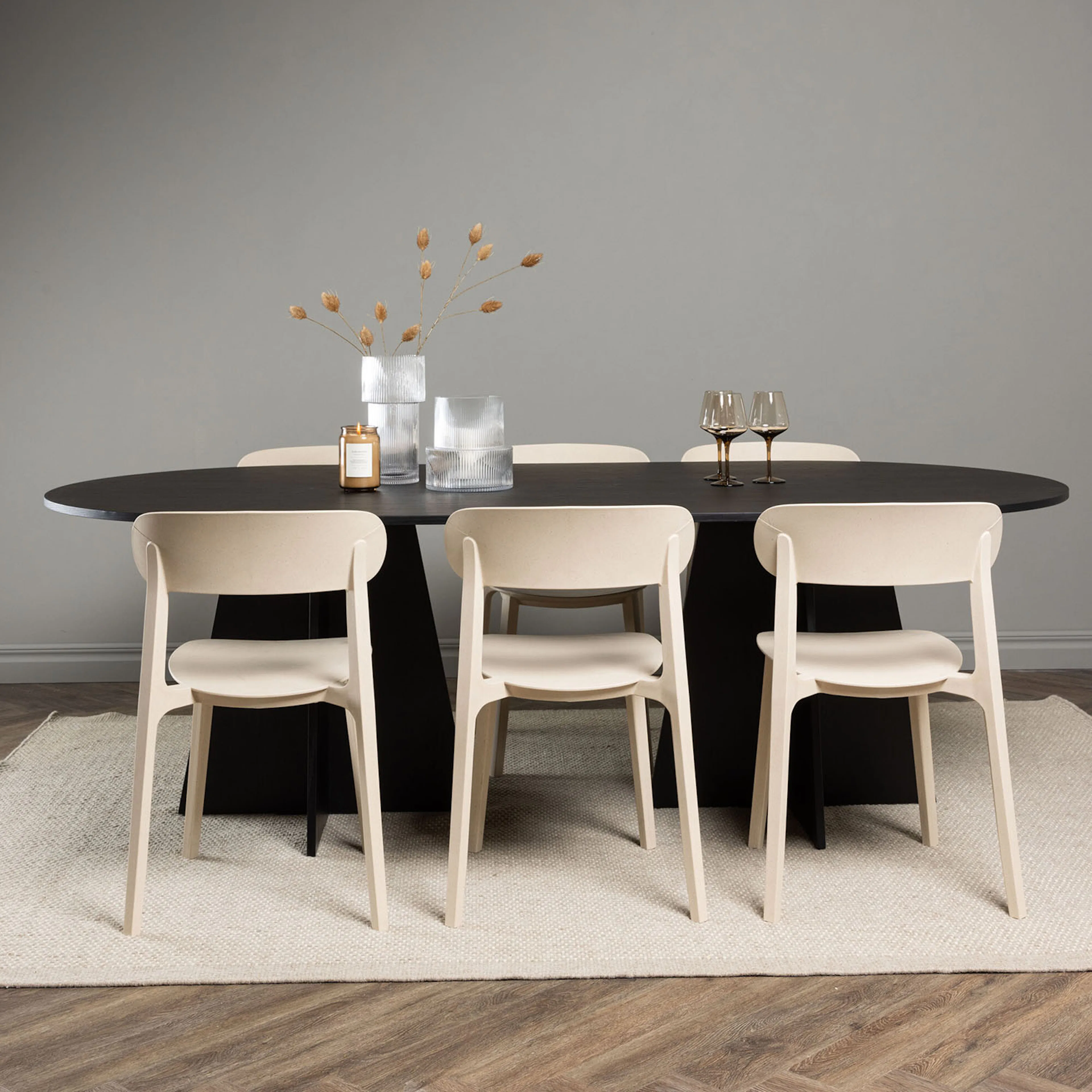 Matgrupp Venture Home Bootcut Oval med 6 st Åstol