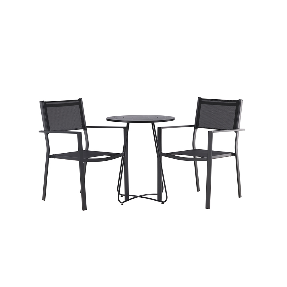 Cafégrupp Venture Home Bacong Bord med 2 Copacabana Stolar