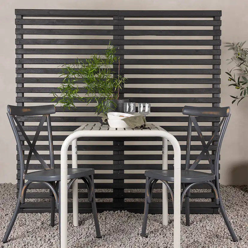 Cafégrupp Venture Home Borneo Bord med 2 Tablas Trädgårdsstolar Utomhus