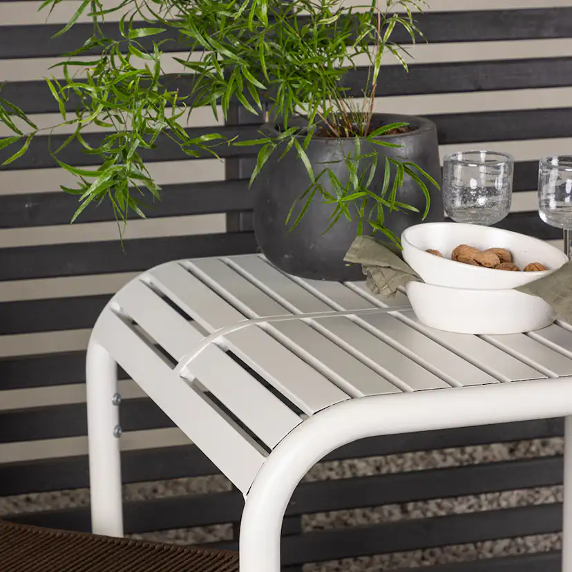 Cafégrupp Venture Home Borneo Bord med 2 Lindos Trädgårdsstolar Utomhus