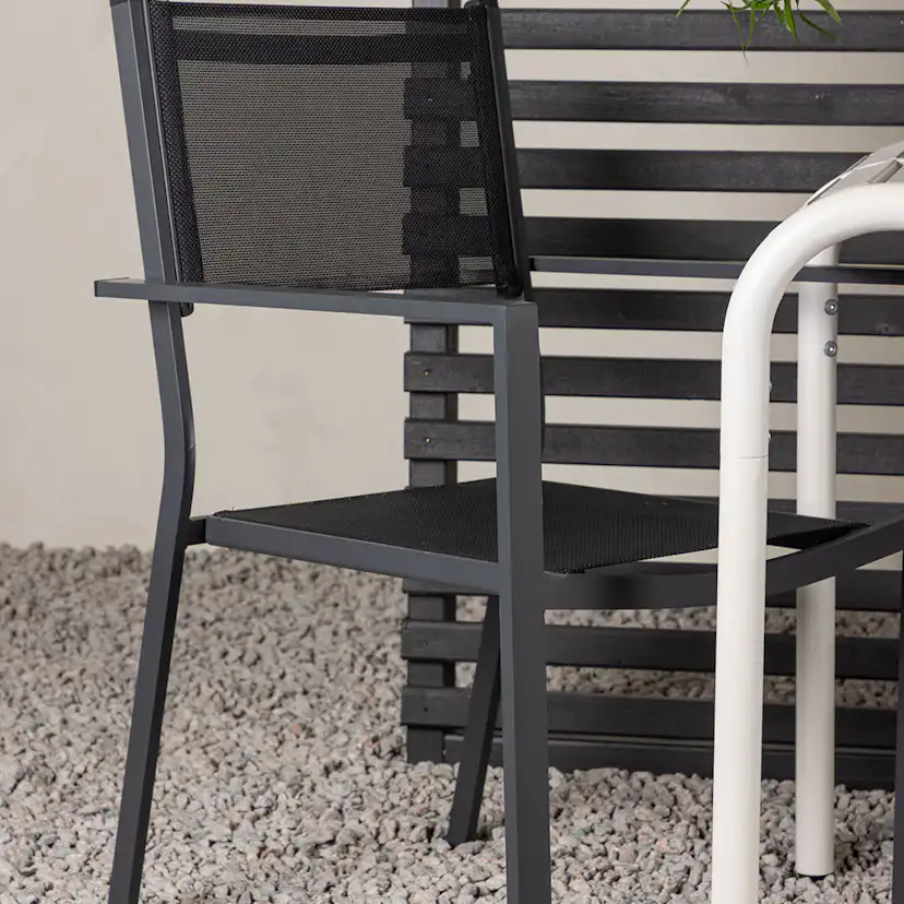 Cafégrupp Venture Home Borneo Bord med 2 Copacabana Stolar