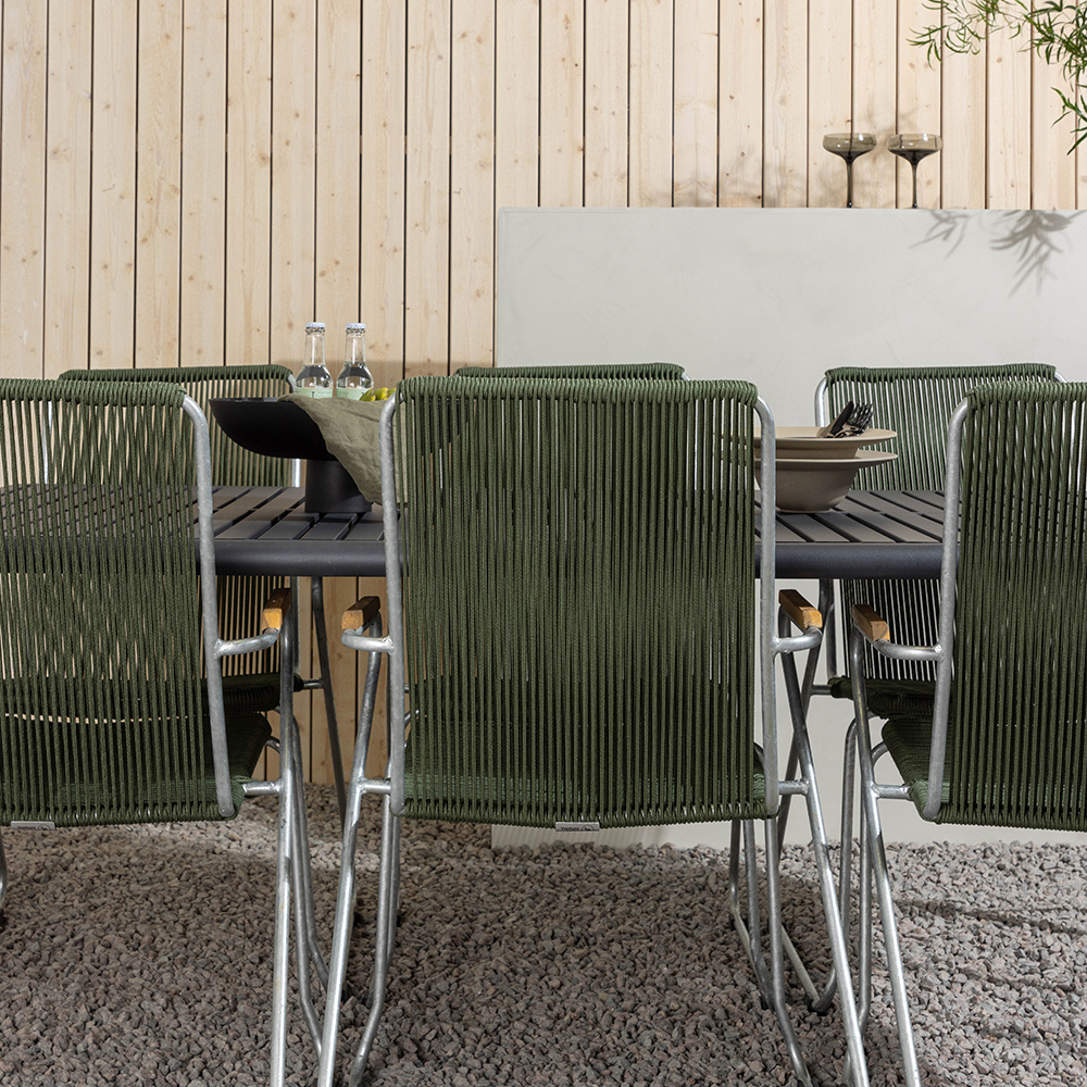 Matgrupp Venture Home Borneo Bord med 6 Bois Stolar