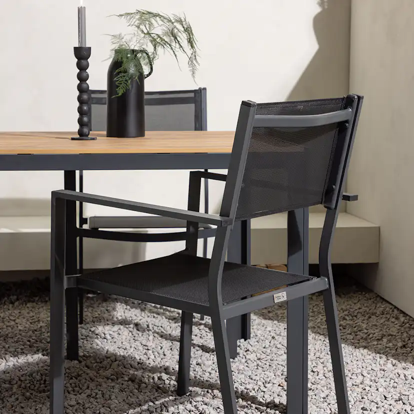 Matgrupp Venture Home Break Bord med 4 Copacabana Stolar