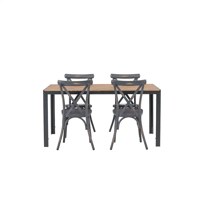 Matgrupp Venture Home Break Bord med 4 Tablas Stolar