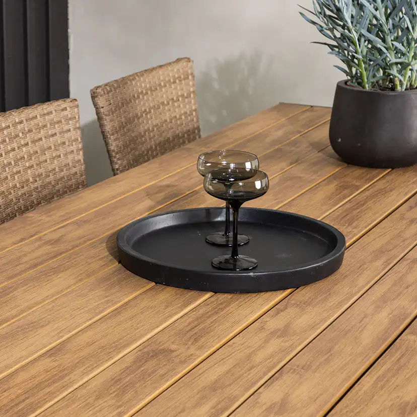 Matgrupp Venture Home Break Bord med 6 Malina Stolar