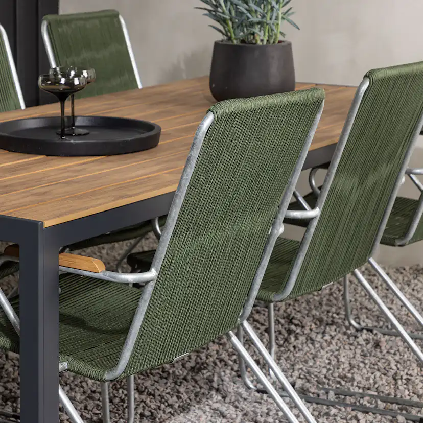 Matgrupp Venture Home Break Bord med 6 Bois Stolar