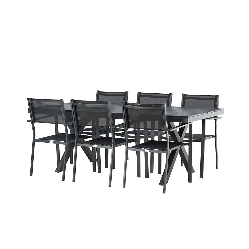 Matgrupp Venture Home Garcia Bord med 6 Copacabana Stolar