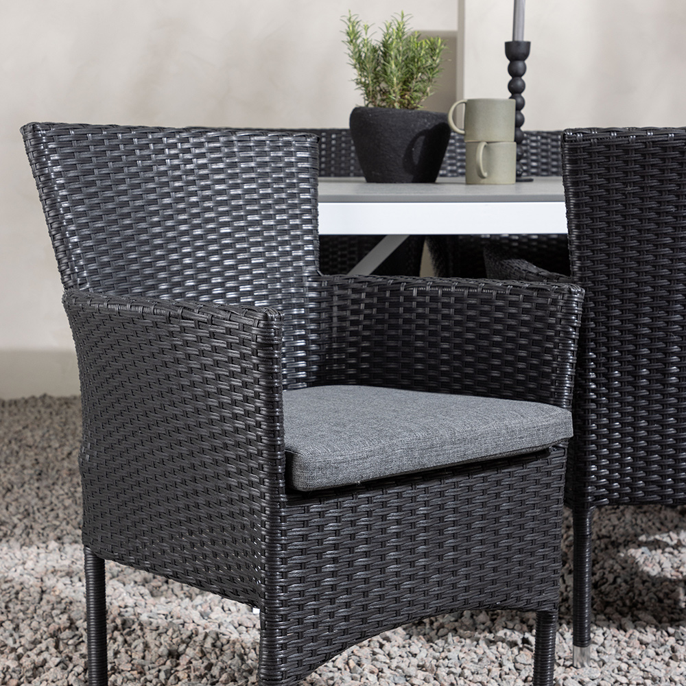 Matgrupp Venture Home Garcia Bord med 6 Malina Stolar