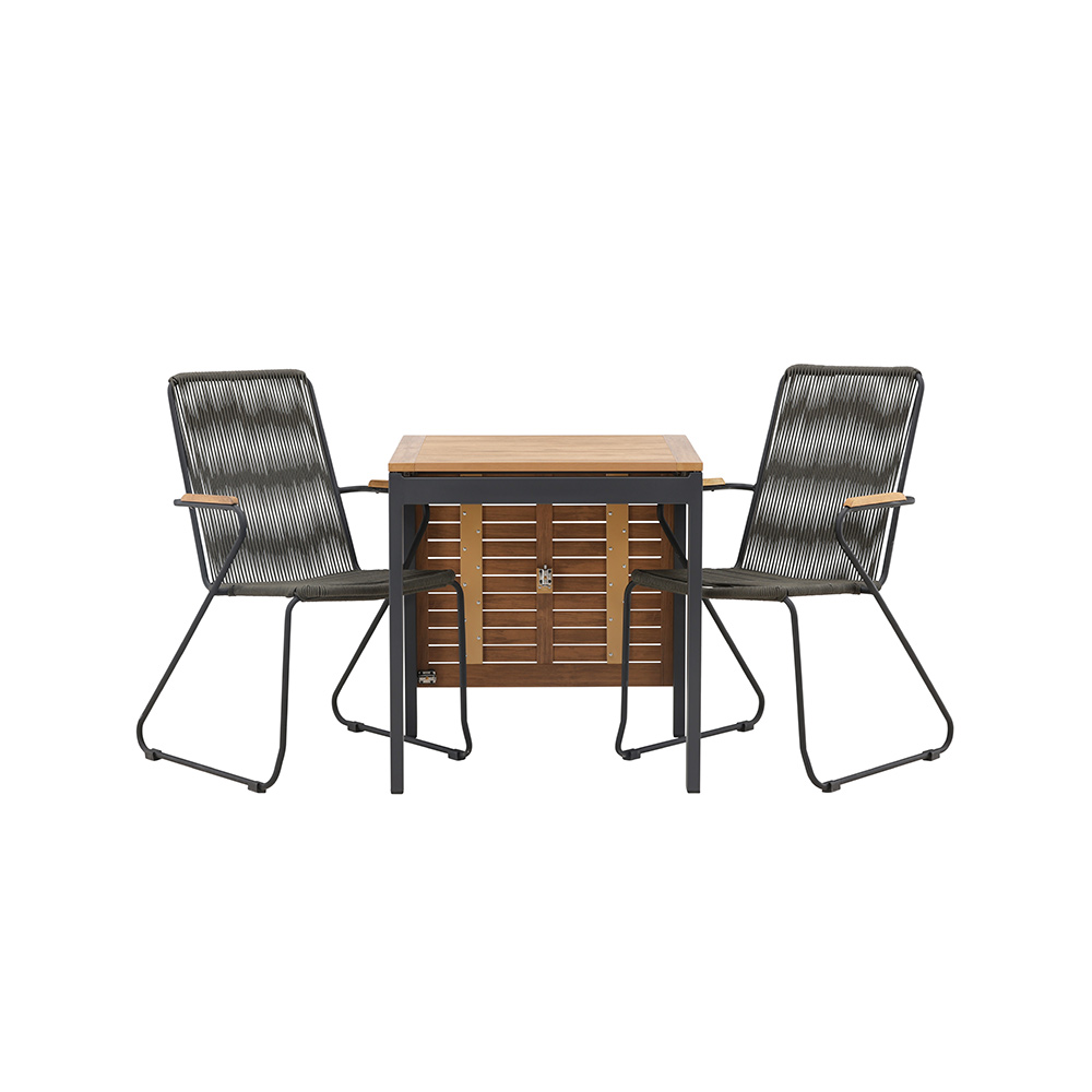 Cafégrupp Venture Home Diego Bord med 2 Bois Stolar