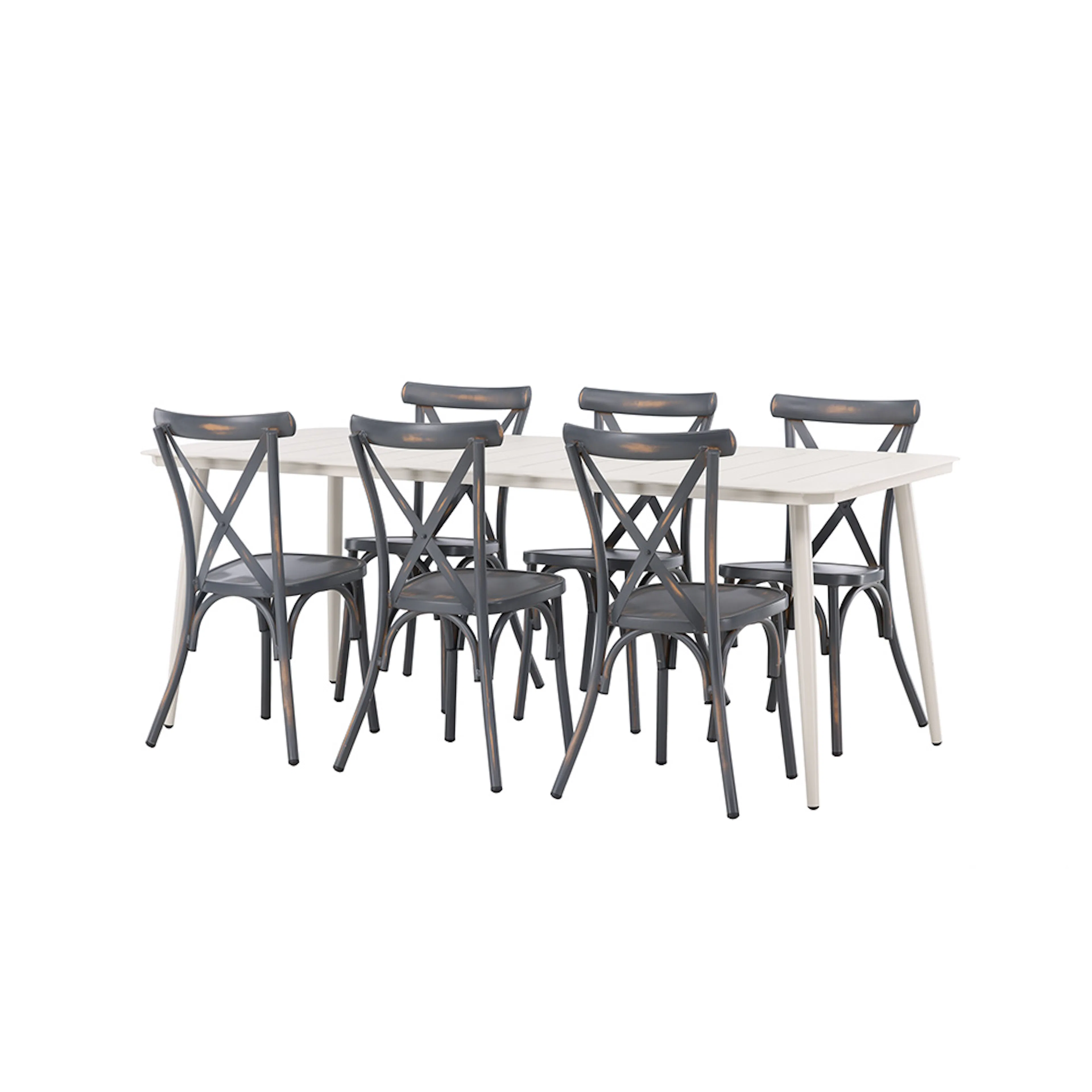 Matgrupp Venture Home Lina Bord med 6 Tablas Stolar