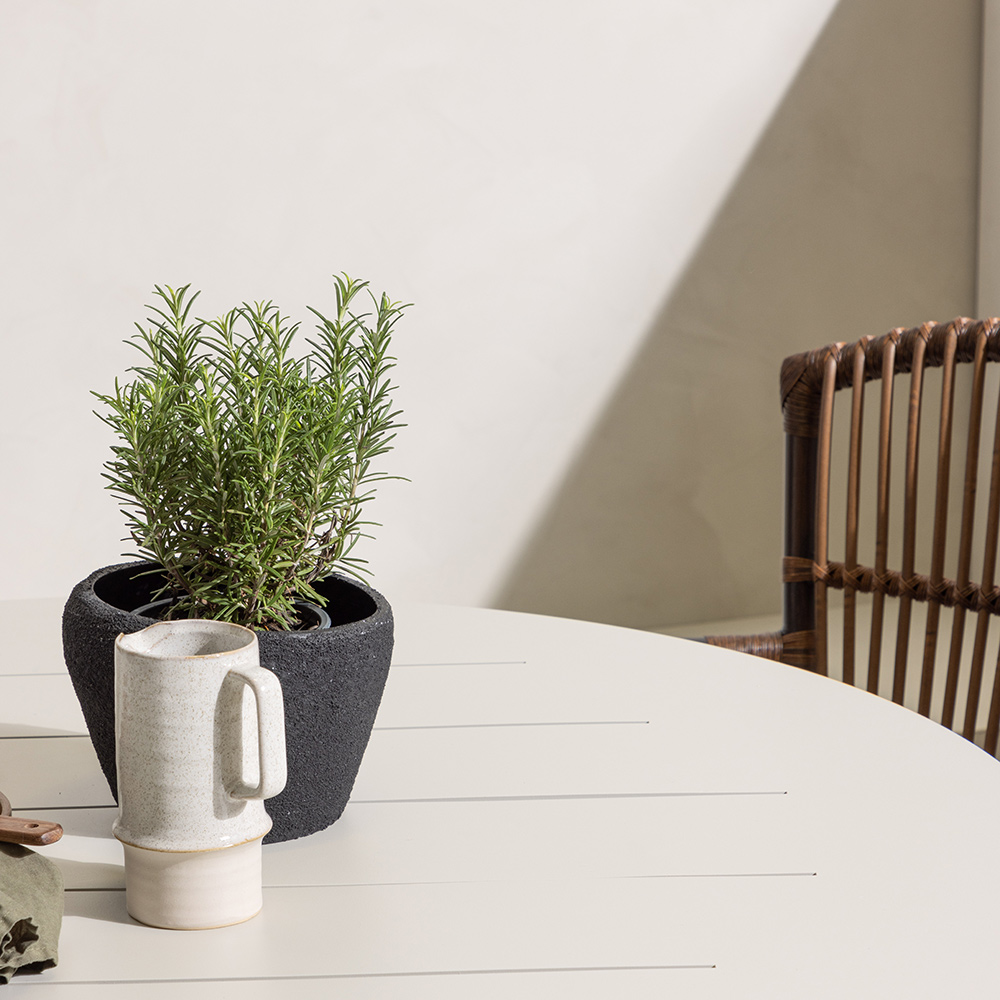 Matgrupp Utomhus Venture Home Lina Bord med 4 Galera Trädgårdsstolar