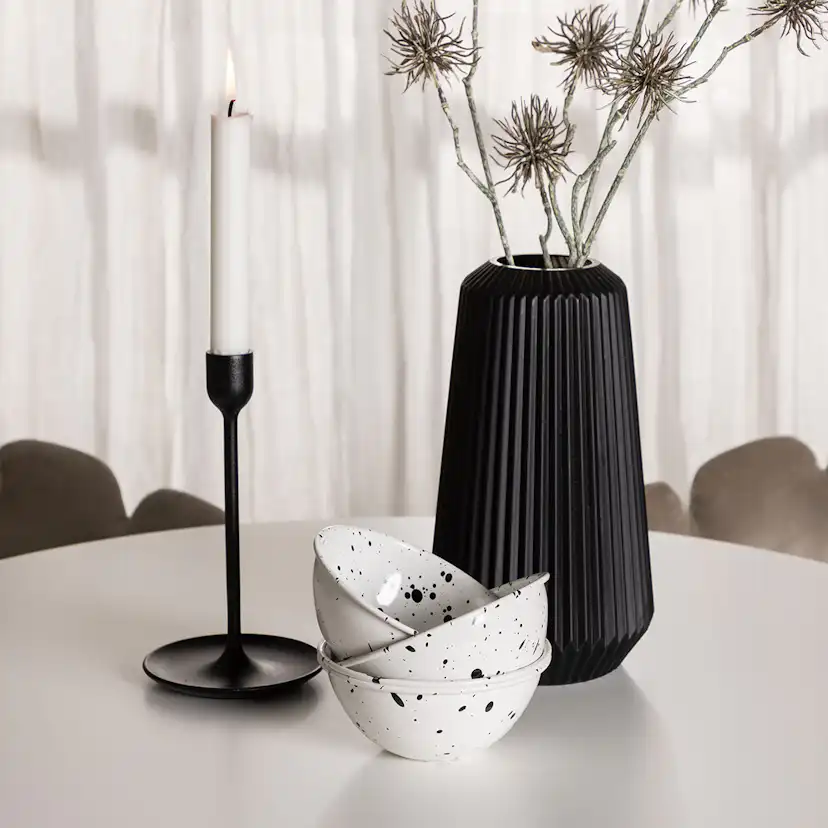 Matgrupp Venture Home Hamden Ø80 cm med 4 Limhamn stolar