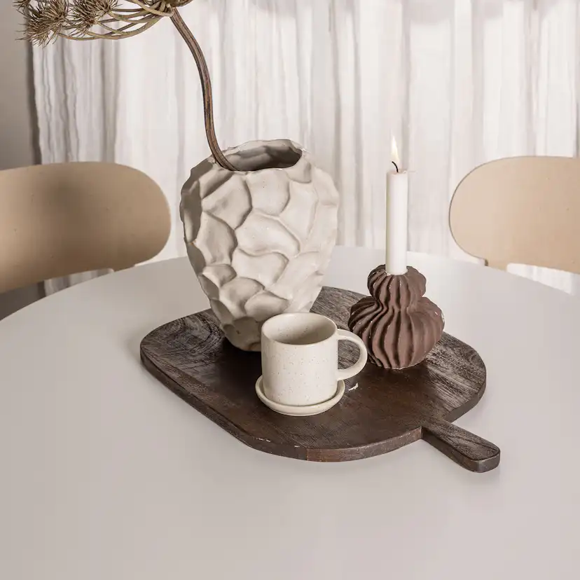 Matgrupp Venture Home Hamden Ø80 cm med 4 Åstol stolar