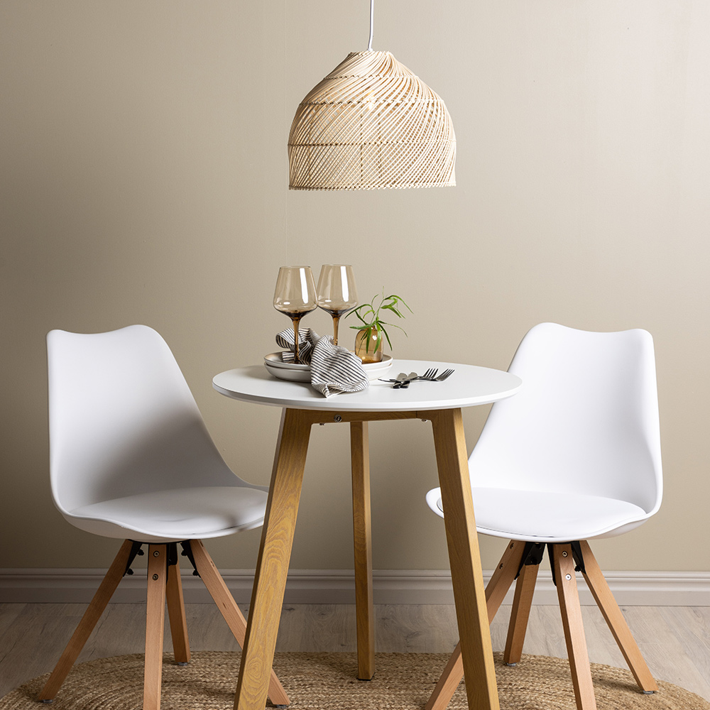 Matgrupp Venture Home Leonora Ø65 cm med 2 st Zeno stolar