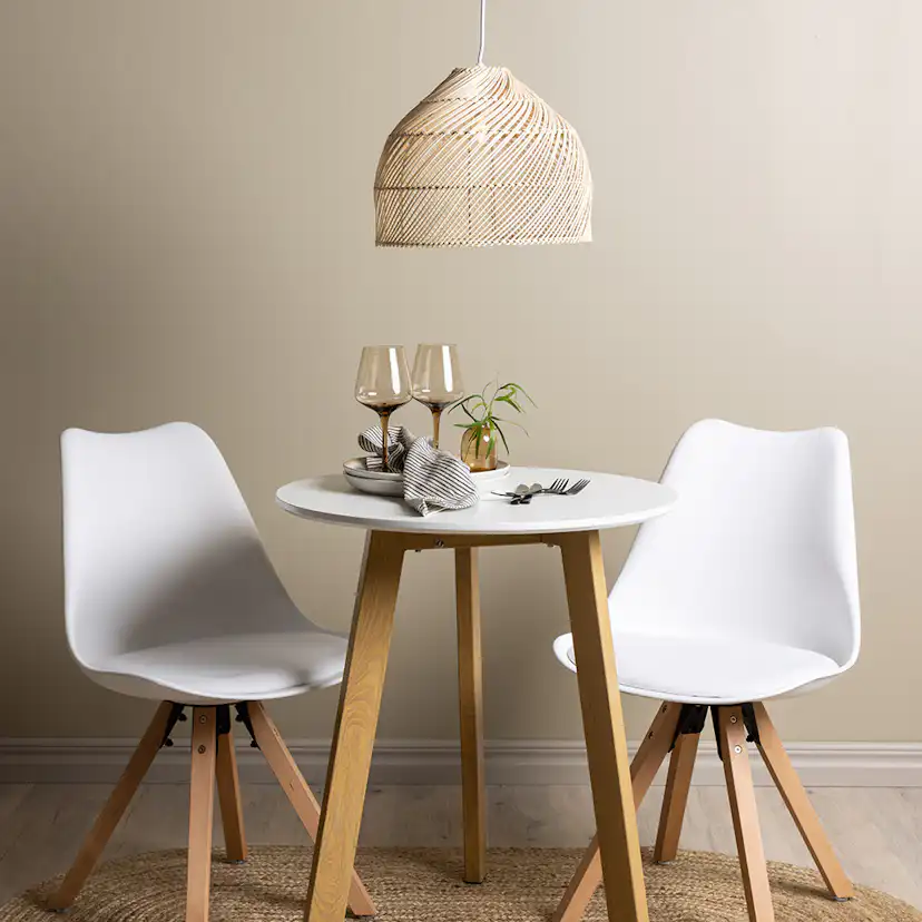 Matgrupp Venture Home Leonora Ø65 cm med 2 st Zeno stolar