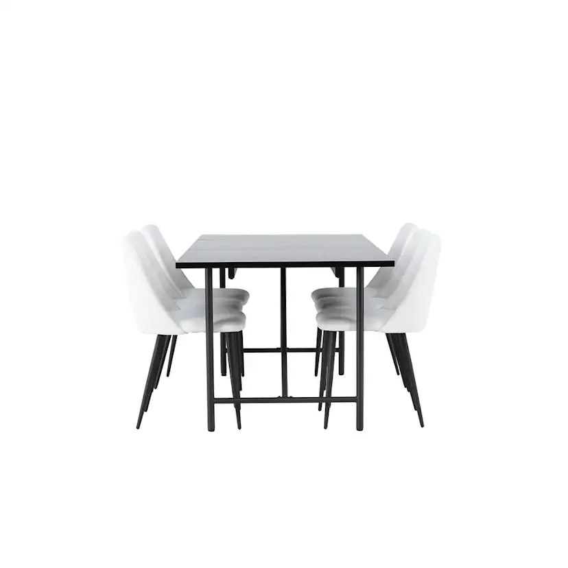 Matgrupp Venture Home Astrid med 6 Night Stolar