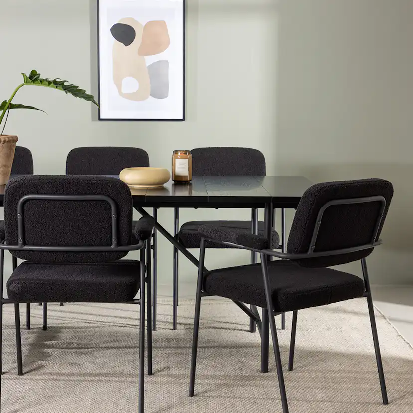 Matgrupp Venture Home Astrid med 6 Yesterday Stolar