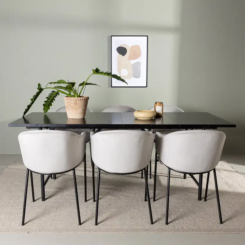 Matgrupp Venture Home Astrid med 6 Evelina Stolar