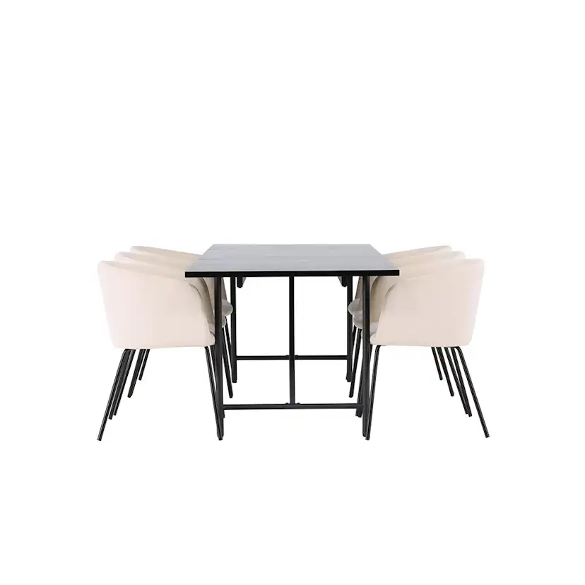 Matgrupp Venture Home Astrid med 6 Berit Stolar