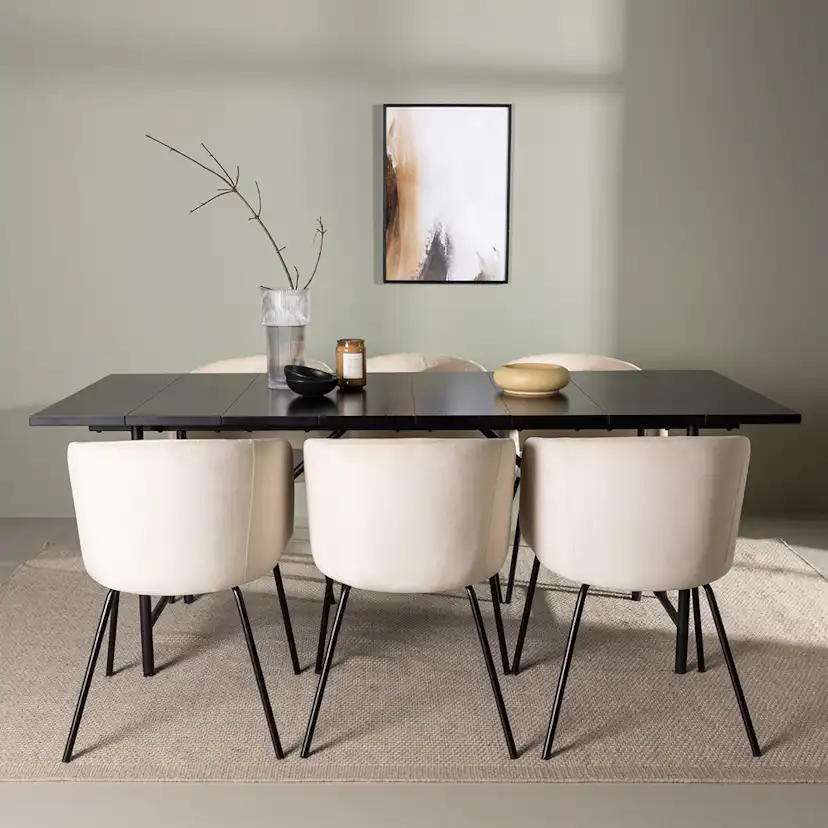 Matgrupp Venture Home Astrid med 6 Berit Stolar