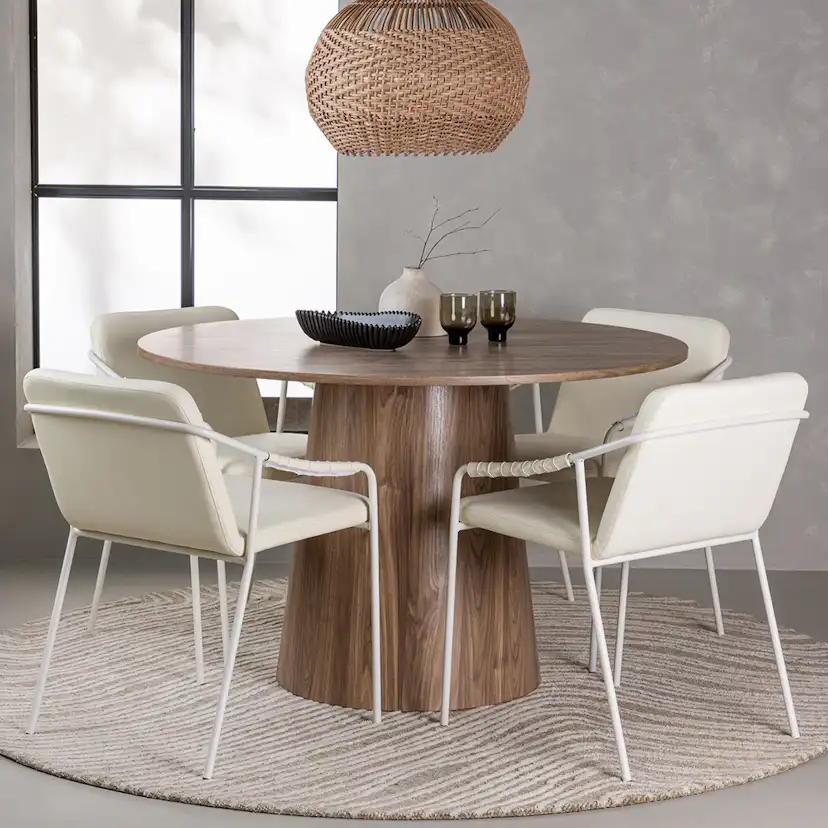 Matgrupp Venture Home Lanzo med 6 Tvist Stolar