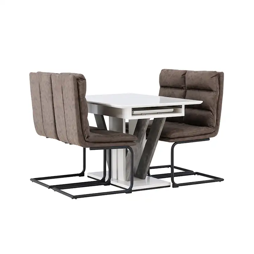 Matgrupp Venture Home Disa med 4 Zizo Stolar